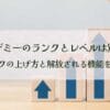 ヨンデミーのランクとレベルは別物！ランクの上げ方と解放される機能を解説